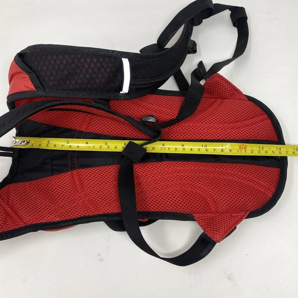 Camelbak Hydration Pack Backpack Red Black Hiking Outdoors w/ Bladder